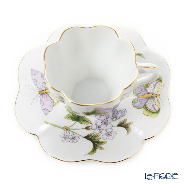 ヘレンド ロイヤルガーデン EVICT1 04740-0-00 ティーカップ＆ソーサー 200ml グリーン