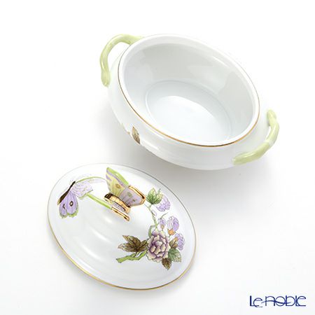 ヘレンド ロイヤルガーデン EVICT1 06017-0-17 ミニチューリン（チョウ） グリーン