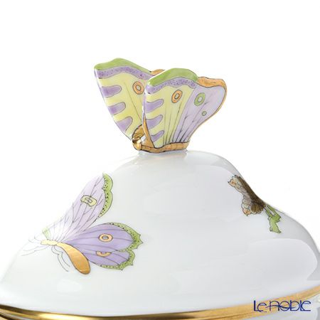 ヘレンド ロイヤルガーデン EVICT1 06017-0-17 ミニチューリン（チョウ） グリーン