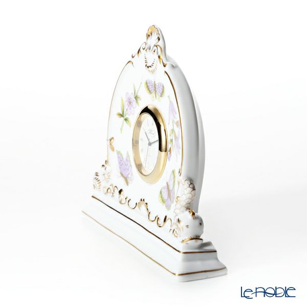 ヘレンド ロイヤルガーデン EVICT1 08083-0-00 テーブルクロック 12.5cm