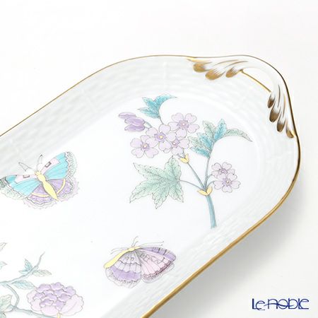 ヘレンド ロイヤルガーデン EVICT2 00437-0-00 サービストレイ 23cm ターコイズ