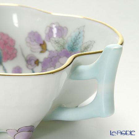 ヘレンド ロイヤルガーデン EVICT2 00492-0-00 オープンシュガー 10.5cm ターコイズ