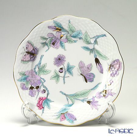 ヘレンド ロイヤルガーデン EVICT2 00517-0-00 プレート 19cm ターコイズ