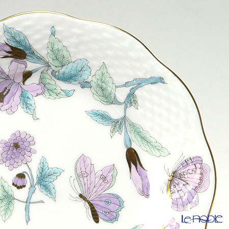 ヘレンド ロイヤルガーデン EVICT2 00517-0-00 プレート 19cm ターコイズ