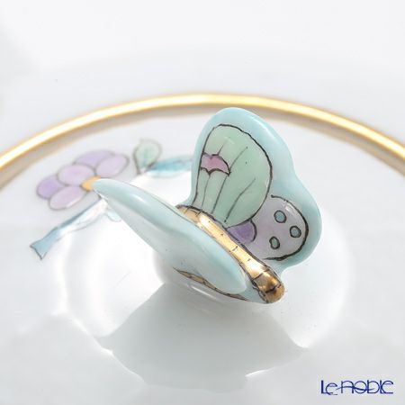 ヘレンド ロイヤルガーデン EVICT2 00608-0-17 ティーポット チョウ 400ml ターコイズ