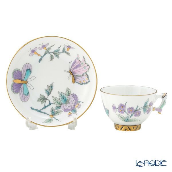 ヘレンド ロイヤルガーデン EVICT2 03371-0-21 スモールカップ＆ソーサー ターコイズ