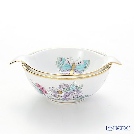 ヘレンド ロイヤルガーデン EVICT2 01453／1454 ティーストレーナー／ボウル ターコイズ