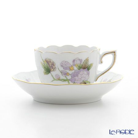 ヘレンド ロイヤルガーデン EVICTF1（フラワー） 00711-0-00 モカカップ＆ソーサー 100ml