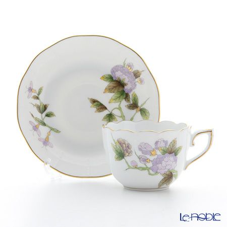 ヘレンド ロイヤルガーデン EVICTF1（フラワー） 00711-0-00 モカカップ＆ソーサー 100ml