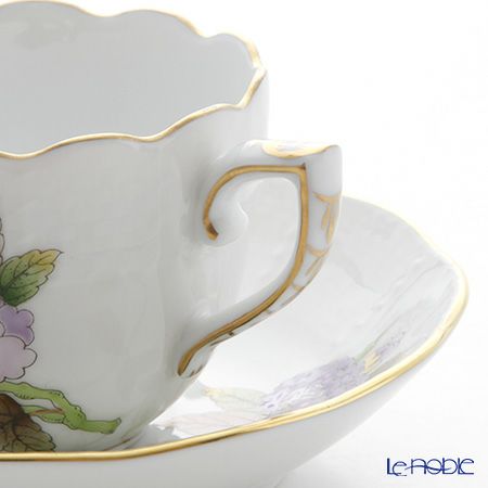 ヘレンド ロイヤルガーデン EVICTF1（フラワー） 00711-0-00 モカカップ＆ソーサー 100ml