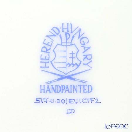 ヘレンド ロイヤルガーデン EVICTF2（フラワー） 00517-0-00 プレート 19cm ターコイズ