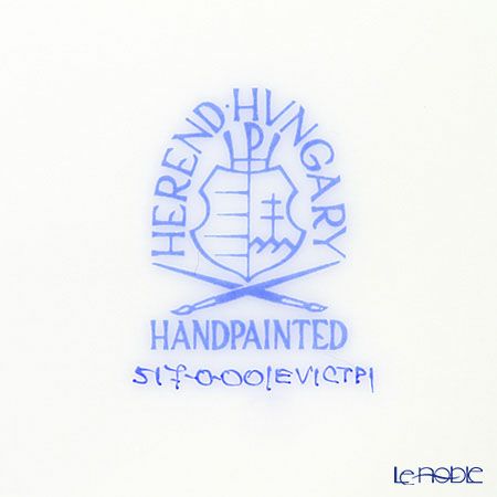 ヘレンド ロイヤルガーデン EVICTP1（パピヨン） 00517-0-00 プレート 19cm グリーン