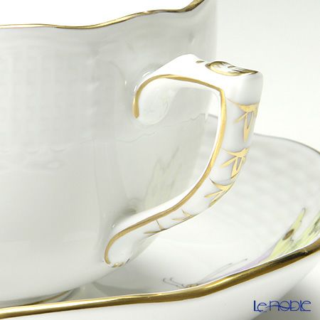 ヘレンド ロイヤルガーデン EVICTP1（パピヨン） 00724-0-00 ティーカップ＆ソーサー 200ml グリーン