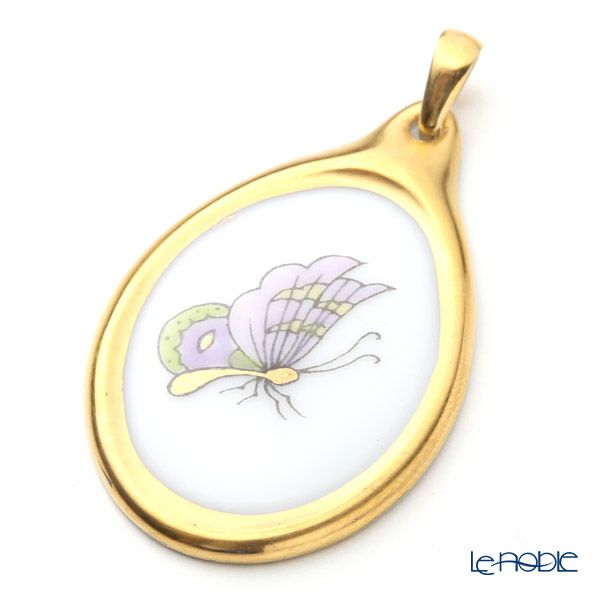 ヘレンド ペンダントトップ EVICTP1 08137-0-00 ロイヤルガーデン 3cm パピヨン