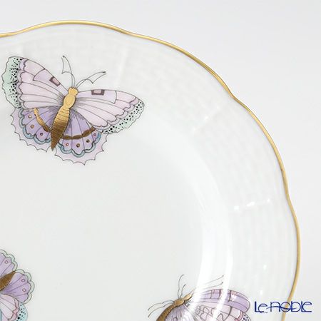 ヘレンド ロイヤルガーデン EVICTP2（パピヨン） 00512-0-00 プレート 12.5cm ターコイズ