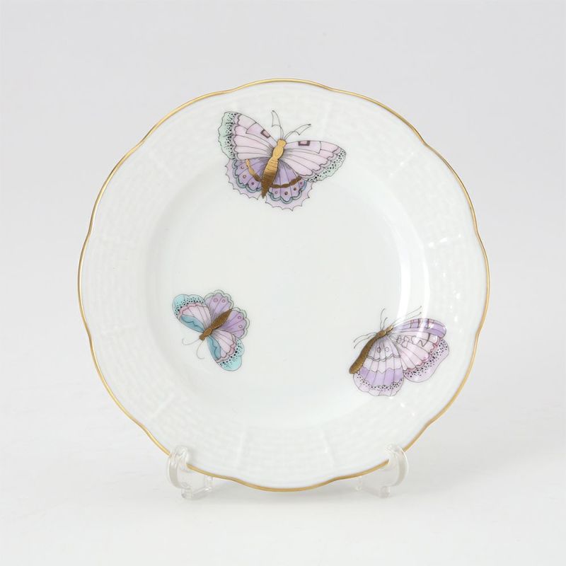 ヘレンド ロイヤルガーデン EVICTP2（パピヨン） 00512-0-00 プレート 12.5cm ターコイズ