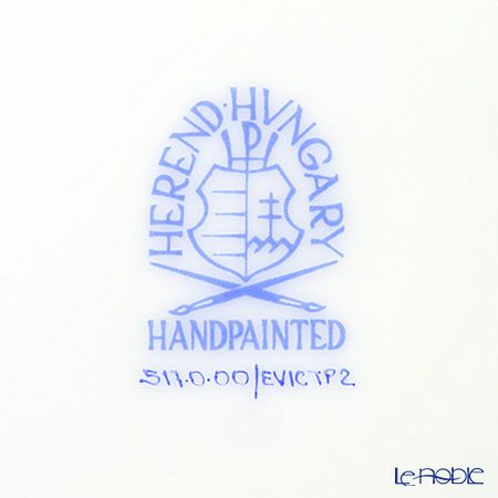 ヘレンド ロイヤルガーデン EVICTP2（パピヨン） 00517-0-00 プレート 19cm ターコイズ