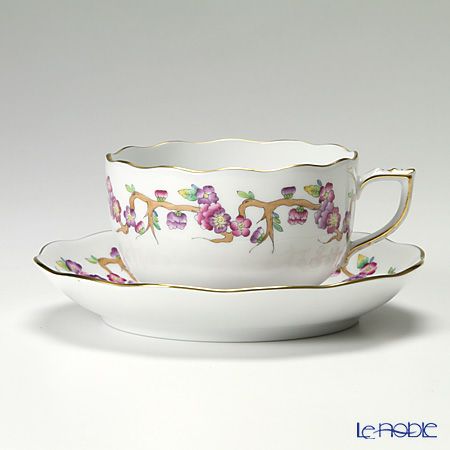 ヘレンド ヴィクトリア PDVICT1 20724-0-00 ティーカップ＆ソーサー 200ml ピンク