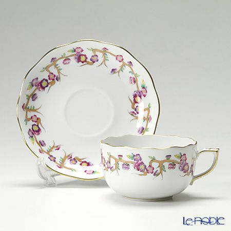 ヘレンド ヴィクトリア PDVICT1 20724-0-00 ティーカップ＆ソーサー 200ml ピンク