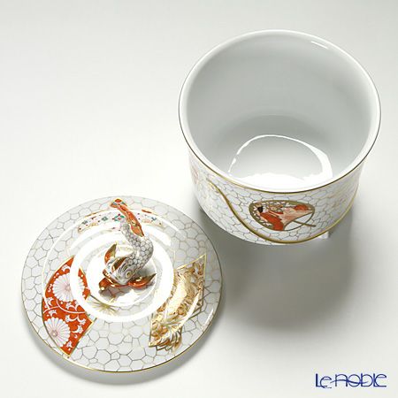 ヘレンド MONT1 06301-0-18 ふた付ボックス（ドルフィン） 19.5cm