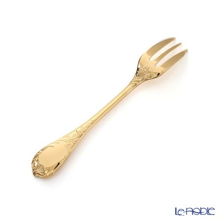 クリストフル マルリー 0838 ゴールドプレート ケーキフォーク 046