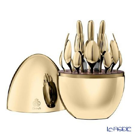 クリストフル Mood（ムード） ゴールド 865299 カトラリーセット 24ピース