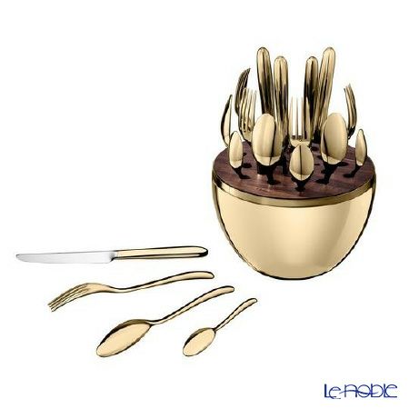 クリストフル Mood（ムード） ゴールド 865299 カトラリーセット 24ピース
