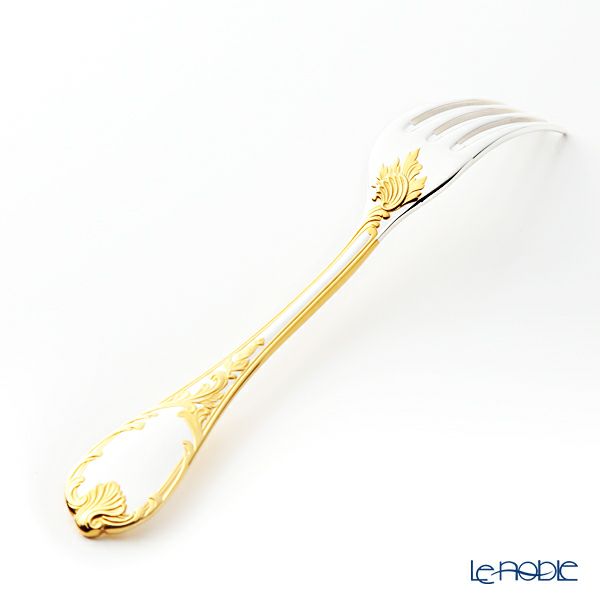 クリストフル マルリー 1238 ゴールドアクセント デザートフォーク 015