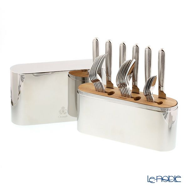 クリストフル Concorde コンコルド ステンレス 2413299 カトラリーセット 24pcs 26×25cm