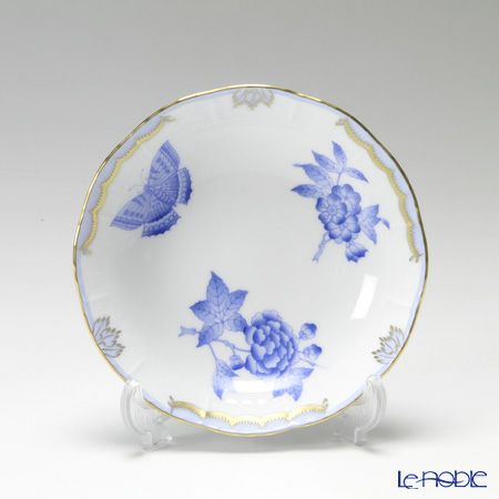 ヘレンド ヴィクトリア・ブーケ シンプル ブルー 00704-1-00 フルーツボウル 13.5cm