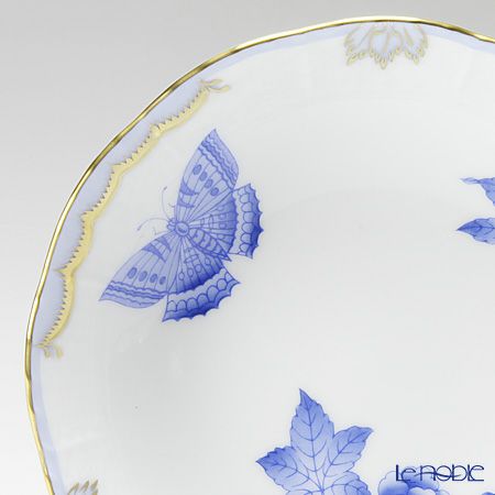 ヘレンド ヴィクトリア・ブーケ シンプル ブルー 00704-1-00 フルーツボウル 13.5cm