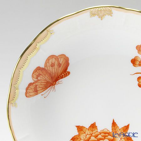 ヘレンド ヴィクトリア・ブーケ シンプル オレンジ 00704-1-00 フルーツボウル 13.5cm