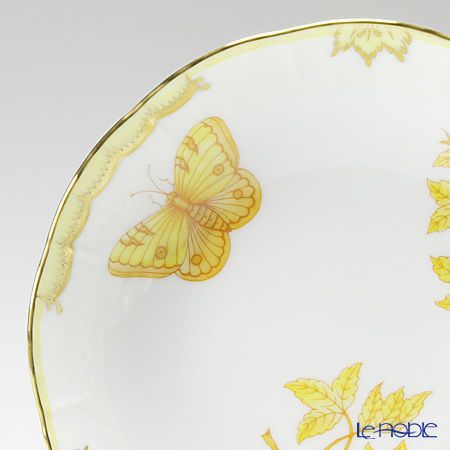 ヘレンド ヴィクトリア・ブーケ シンプル イエロー 00704-1-00 フルーツボウル 13.5cm