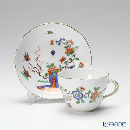 マイセン（Meissen） インドの花と鳥 396110／00582 コーヒーカップ＆ソーサー 200ml