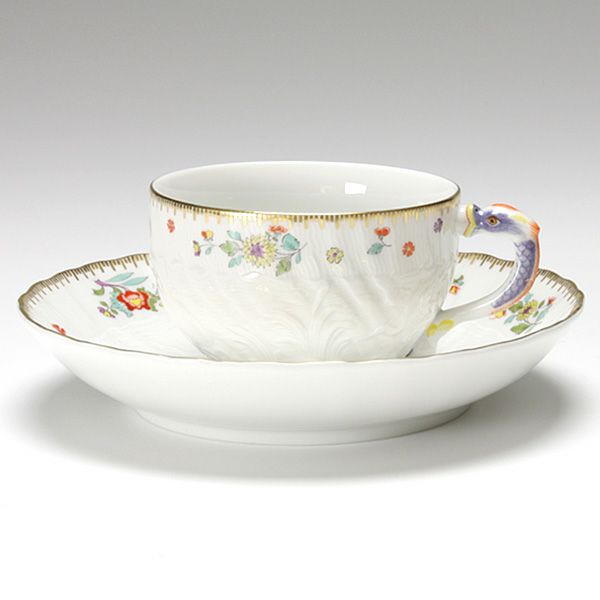 マイセン（Meissen） スワンレイク 397152／05584 ティーカップ＆ソーサー