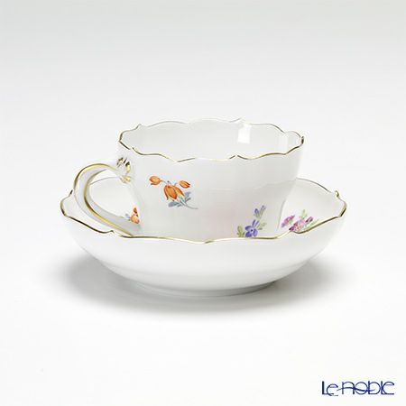 マイセン（Meissen） ベーシックフラワー 040110／55300／13 ギフトミニ カップ＆ソーサー 野ばら