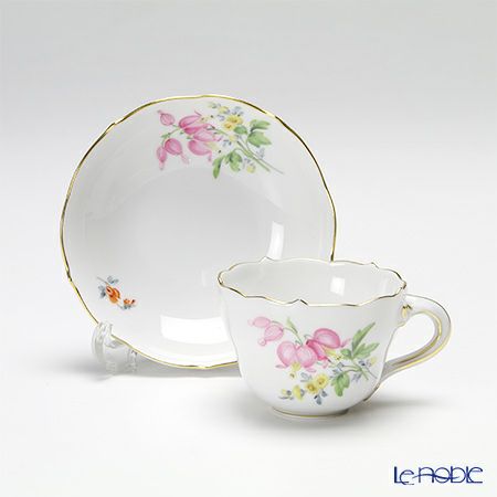 マイセン（Meissen） ベーシックフラワー 040110／55300／24 ギフトミニ カップ＆ソーサー スイートピー