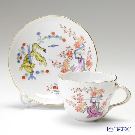 マイセン（Meissen） 色絵黄獅子文 401110／00582 コーヒーカップ＆ソーサー 200ml