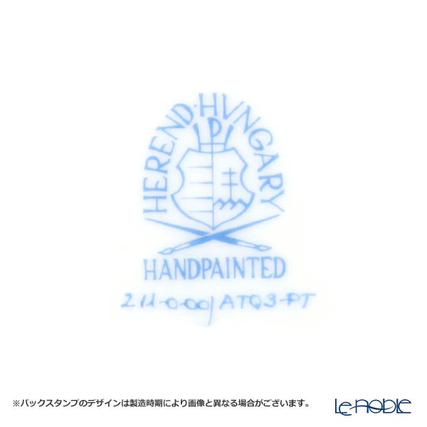 ヘレンド アポニーターコイズプラチナ ATQ3-PT 00211-0-00 オーバルディッシュ 26cm