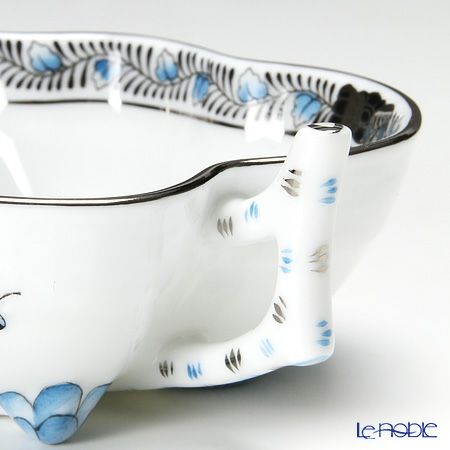 ヘレンド アポニーターコイズプラチナ 00492-0-00 オープンシュガー 10.5cm