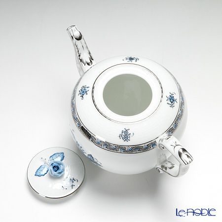 ヘレンド アポニーターコイズプラチナ 00606-0-09 ティーポット ローズ 800ml