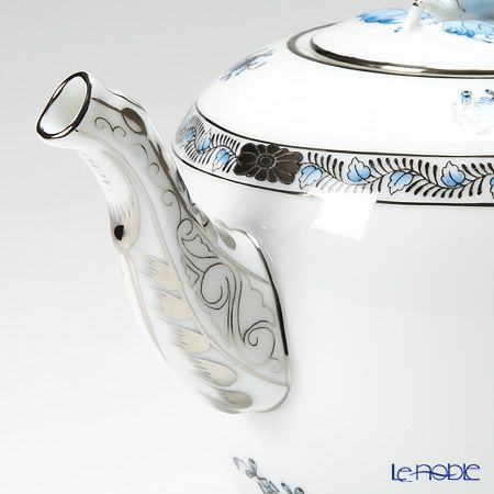 ヘレンド アポニーターコイズプラチナ 00606-0-09 ティーポット ローズ 800ml