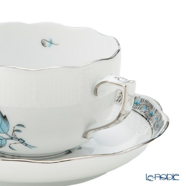 ヘレンド アポニーターコイズプラチナ 00724-0-00 ティーカップ＆ソーサー 200ml