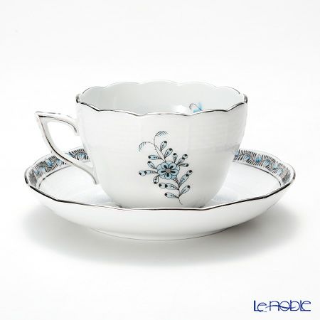 ヘレンド アポニーターコイズプラチナ 00730-0-00 ティーカップ＆ソーサー（兼用） 200ml