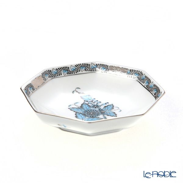 ヘレンド アポニーターコイズプラチナ ATQ3-PT 04307-1-00 小皿（オクタゴナル） 11cm