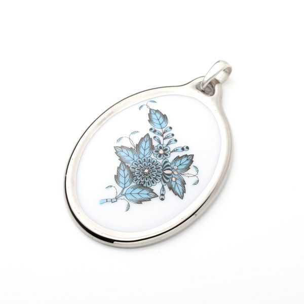 ヘレンド ペンダントトップ ATQ3-PT 08131-0-00 アポニーターコイズプラチナ 5cm