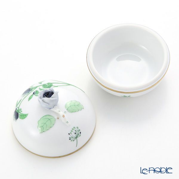 ヘレンド ハーブガーデン（イングレース） ラウンドボックス（ローズ） JDH 06033-0-09