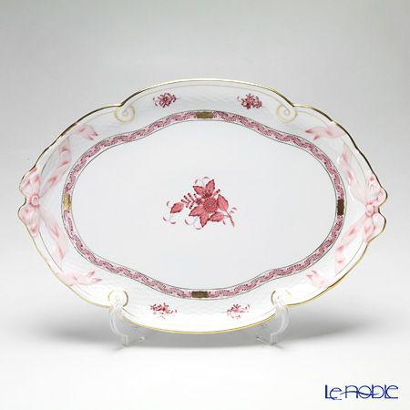 ヘレンド アポニーモーヴ 00400-0-00 パーティートレイ 38cm