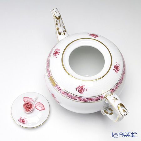 ヘレンド アポニーモーヴ 00606-0-09 ティーポット ローズ 800ml