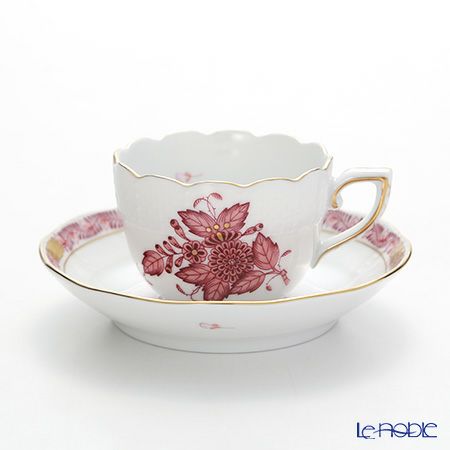 ヘレンド アポニーモーヴ AP2 00711-0-00 モカカップ＆ソーサー 100ml